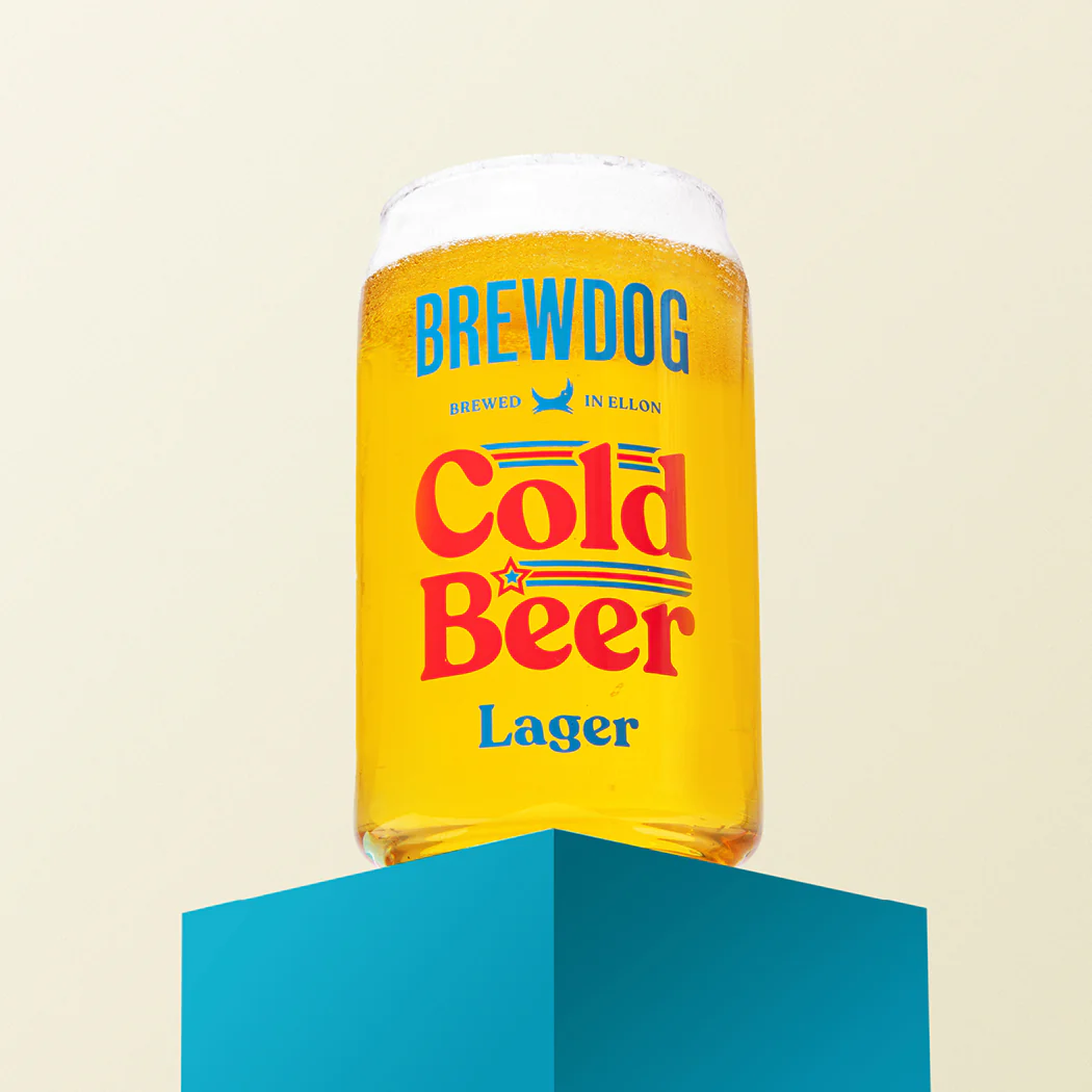 Cold Beer Can Glass
